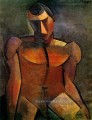 Mann Nackte Assis 1908 Kubismus Pablo Picasso